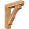 Ekena Millwork Balboa Craftsman Rough Sawn Bracket w/ Offset Brace, Western Red Cedar, 8"W x 34"D x 38"H BKT0806X34X38BOA04RWR - alternate 1